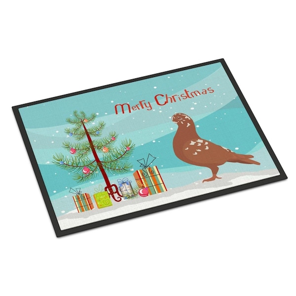 Carolines Treasures African Owl Pigeon Christmas Indoor or Outdoor Mat, 18 x 27 in. BB9320MAT - main